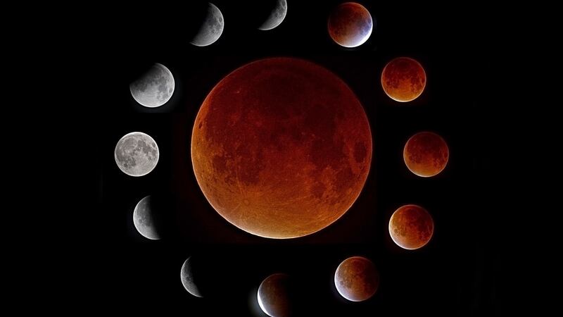 Lunar eclipse, photographed by Paul Evans