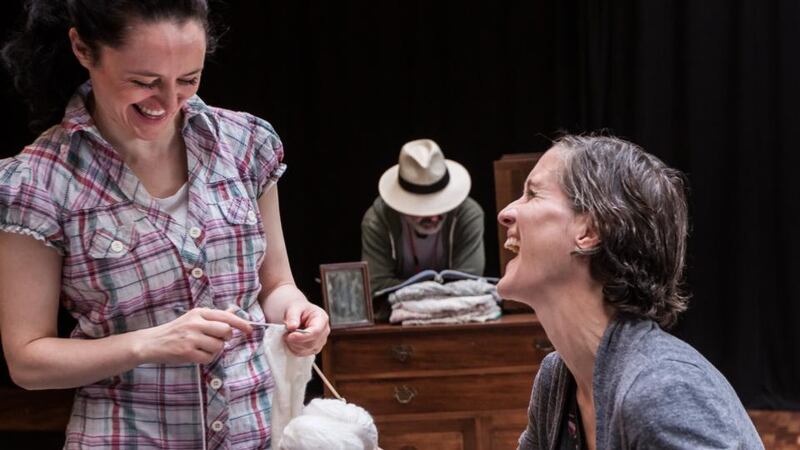 Mary Murray and Catherine Cusack at rehearsals for Dancing at Lughnasa. Photograph: Christopher Heaney