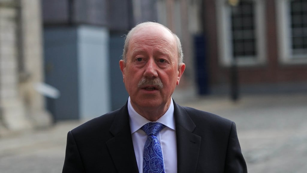 Former Garda commissioner Martin Callinan is giving evidence to the Charleton tribunal in Dublin Castle on Monday. Photograph: Collins