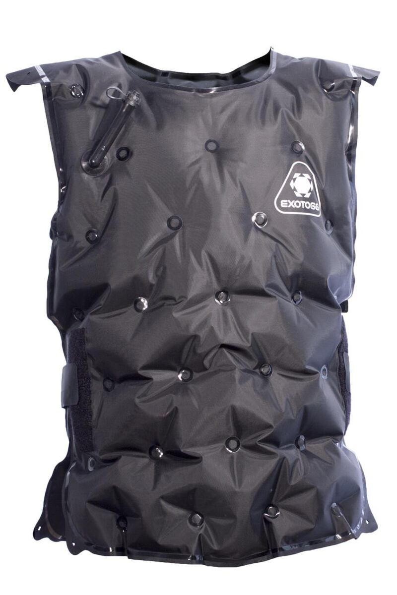 Award-winning inflatable body warmer ideal for hiking, cycling and other outdoor pursuits