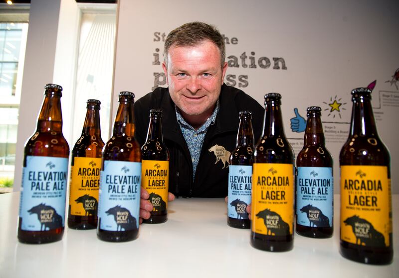 Simon Lynch, co-founder of Wicklow Wolf brewery, who took part in Food Works 2013 programme. Photograph: Colm Mahady/Fennell Photography.