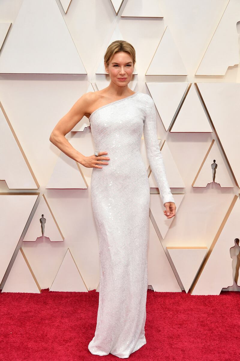 Renée Zellweger wearing Ralph Lauren. Photograph: Amy Sussman/Getty Images