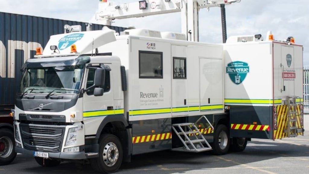 Revenue’s mobile X-ray machine was involved in the discovery of the smuggled cigarettes.
