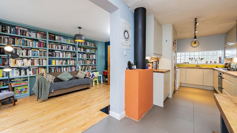 Kitchen and living area