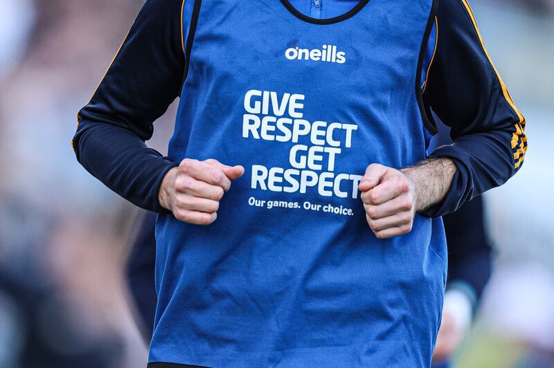 Respect for GAA match officials is not upheld as often as the association might wish. Photograph: Tom Maher/Inpho