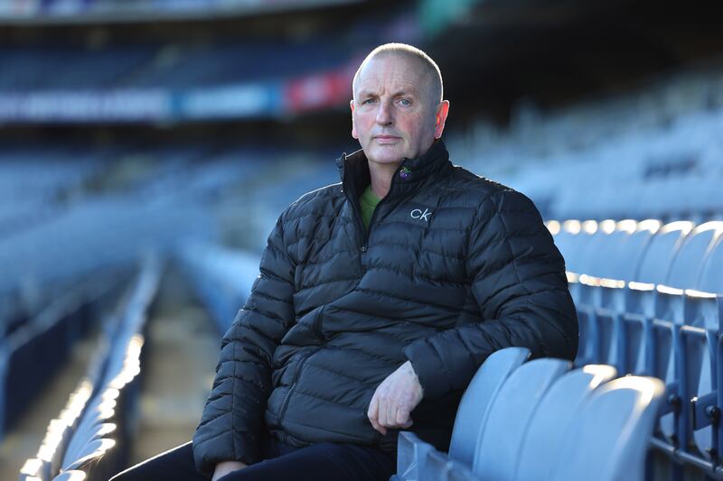Jean's son Michael McConville at the National Missing Person’s Day Ceremony, at Croke Park, Dublin on Wednesday. Photograph: Dara Mac Dónaill/The Irish Times