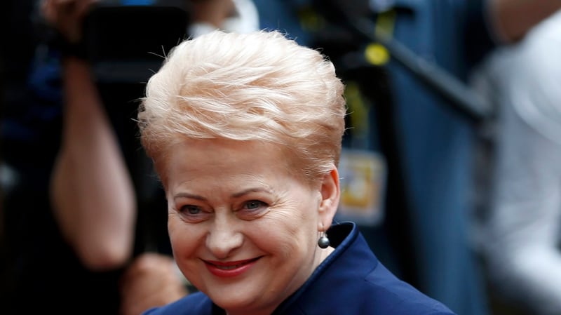 Lithuanian President Dalia Grybauskaite arrives at the EU Summit in Brussels, Belgium, June 28, 2016. REUTERS/Francois Lenoir