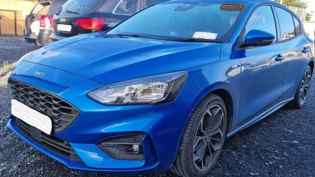 One of the vehicles seized by the Cab on Thursday. Photograph: Criminal Assets Bureau/Facebook