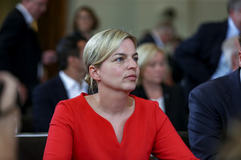 Bavarian Green co-leader Katharina Schulze accuses the Söder-Aiwanger partnership of helping stoke a “massive rise in populist hate and baiting” Photograph; Leonhard Simon/Getty Images