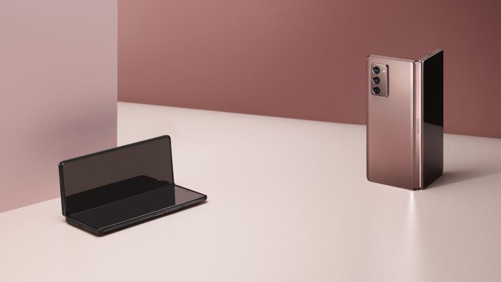 The Samsung Galaxy Z Fold2.