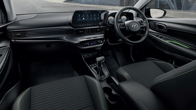 The i20’s inside has also been given a revamp, dominated by a new very intuitive touchscreen and well laid out controls