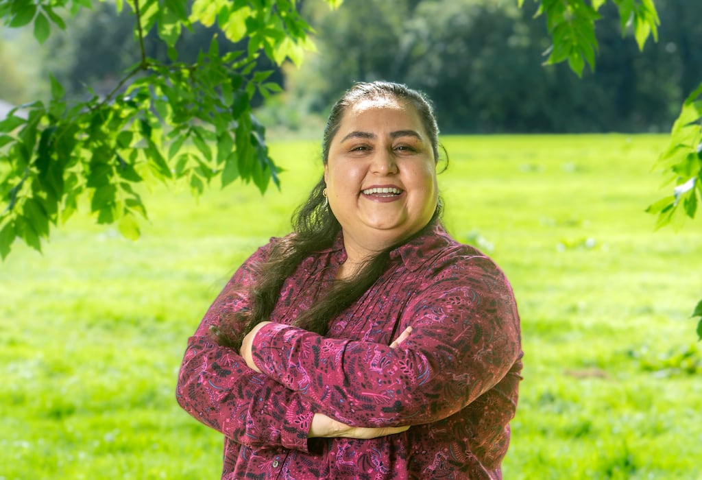 Manizha Khan, a former dean of dentistry at a university in Afghanistan who is living in Cork. 'There is such a negative attitude towards refugees at the moment, but I don’t know why because we all just want to contribute to society,' she says. Photograph: Michael Mac Sweeney/Provision
