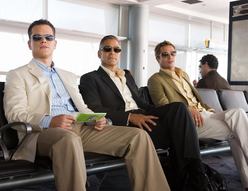 Matt Damon, George Clooney and Brad Pitt in Ocean’s Thirteen. Photograph: Warner Bros Pictures