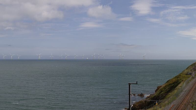 Dublin Array: The likely view from Bray out towards the Bray Bank.