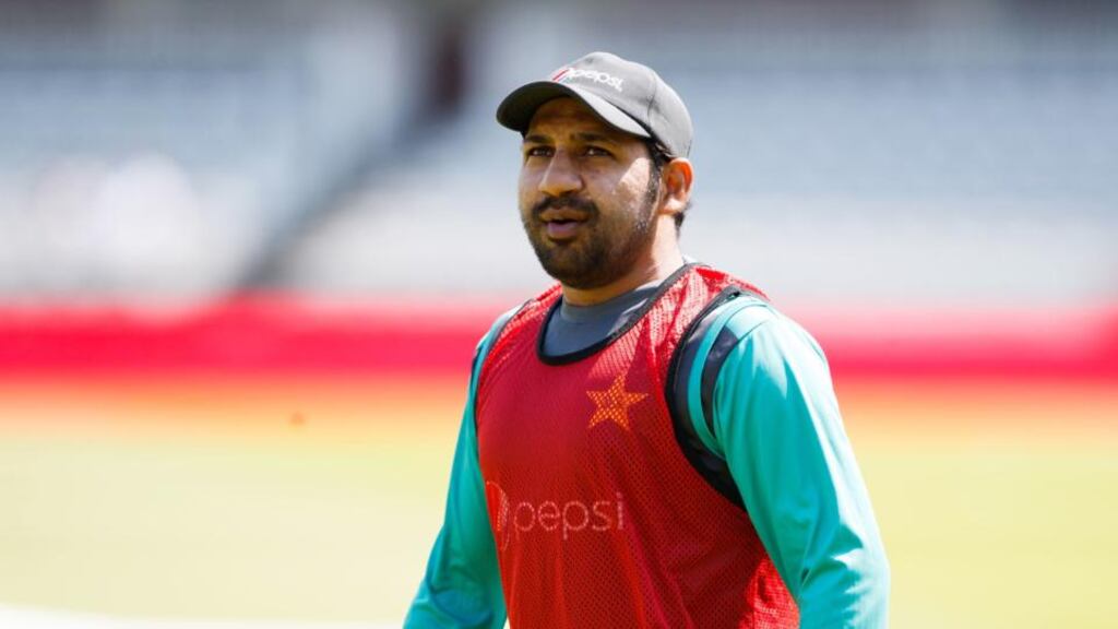 Pakistan cricket captain Sarfraz Ahmed Photograph: John Walton/PA Wire