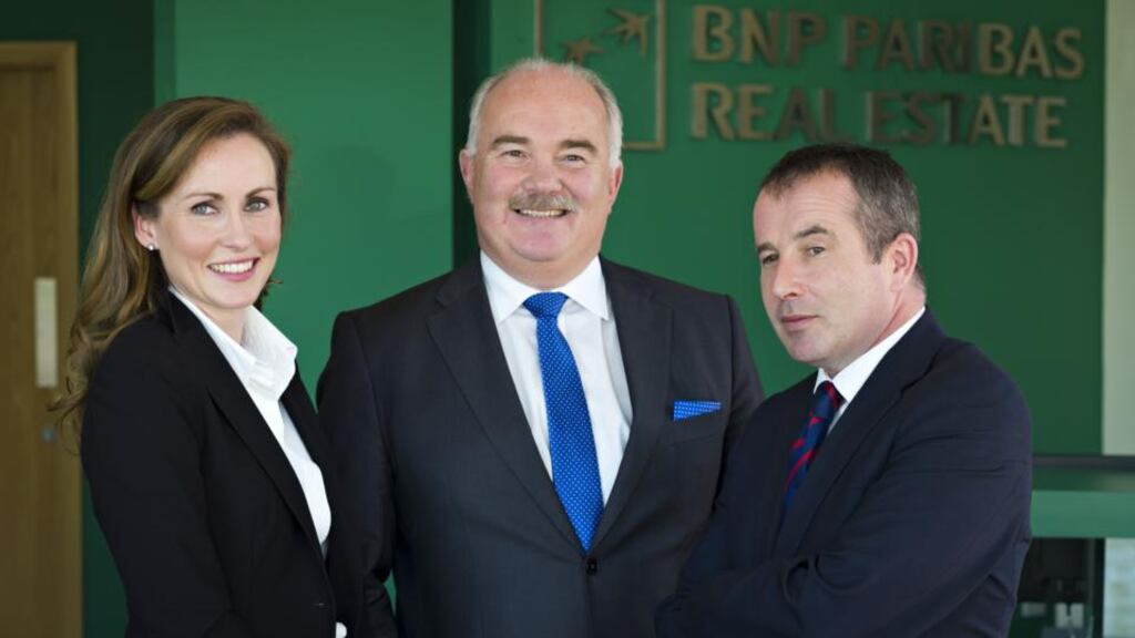BNP Paribas Real Estate:Joan Henry, head of research, Patrick Curran, managing director, and Eoin Feeney, executive director