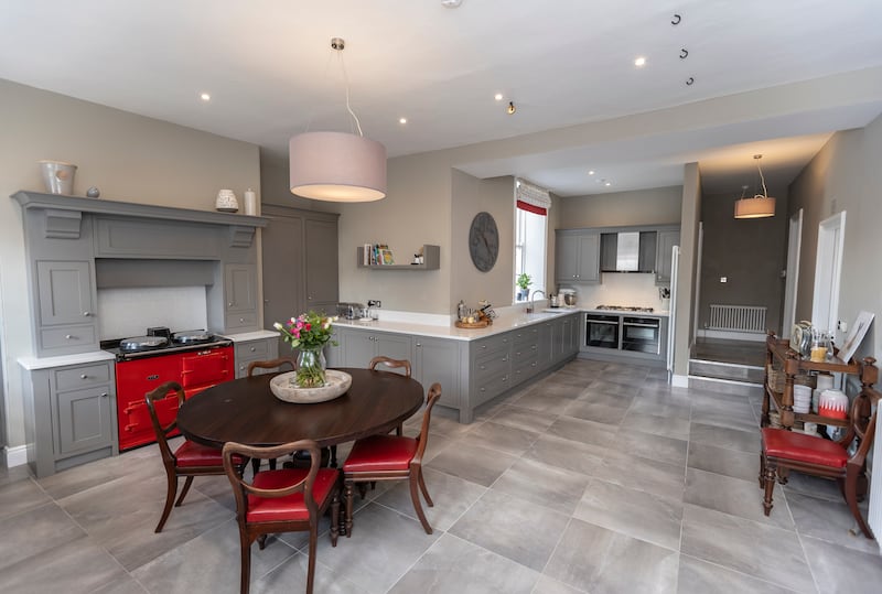 Kitchen with additional dining space