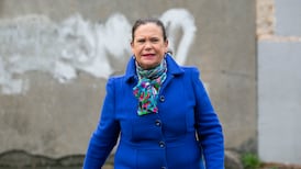 Mary Lou McDonald confronted by anti-immigration protesters in Dublin’s East Wall
