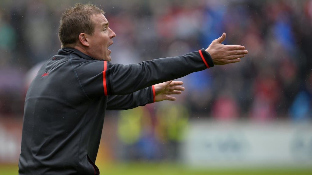 File photo of Down manager James McCartan. Photo: Russell Pritchard/Inpho