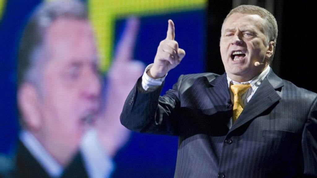 Vladimir Zhirinovsky, the leader of the nationalist Liberal Democratic Party. Photograph: Shamil Zhumatov/Reuters