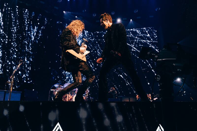 The Killers. Photograph: Chris Phelps