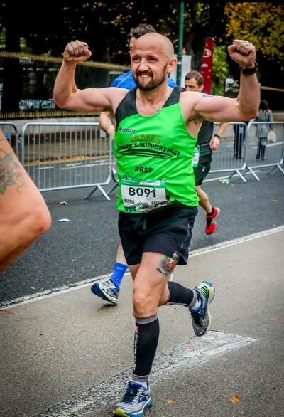 James McGarry: the healthcare worker set up a running club on Facebook in 2012 in a bid to bring his weight down from 17st – today the group has 9,000 members.