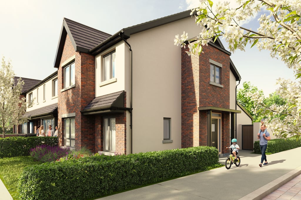 The three-bedroom end-of-terrace houses at Wellfield in Ratoath, Co Meath, are priced from €440,000