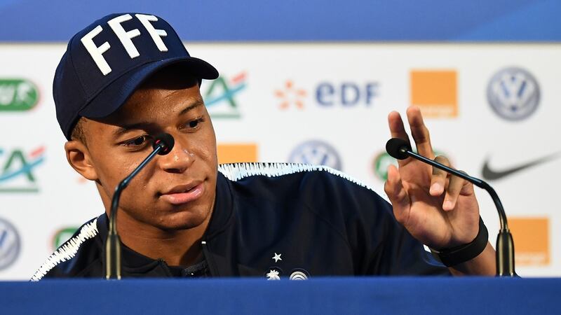 France forward Kylian Mbappe.