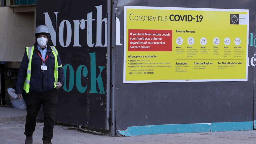 The Construction Industry Federation says it has worked to promote new safety guidelines through new operating procedures. Photograph: Brian Lawless/PA Wire