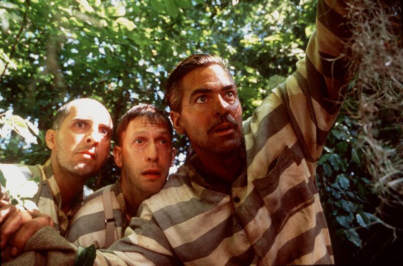 O Brother, Where Art Thou? John Turturro, Tim Blake Nelson and George Clooney in the Coen brother's film. Photograph: Touchstone/Universal/Getty