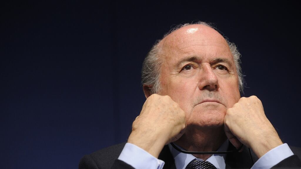 Sepp Blatter will continue to receive his Fifa salary until a new president is elected on February 27th. Photograph: Afp