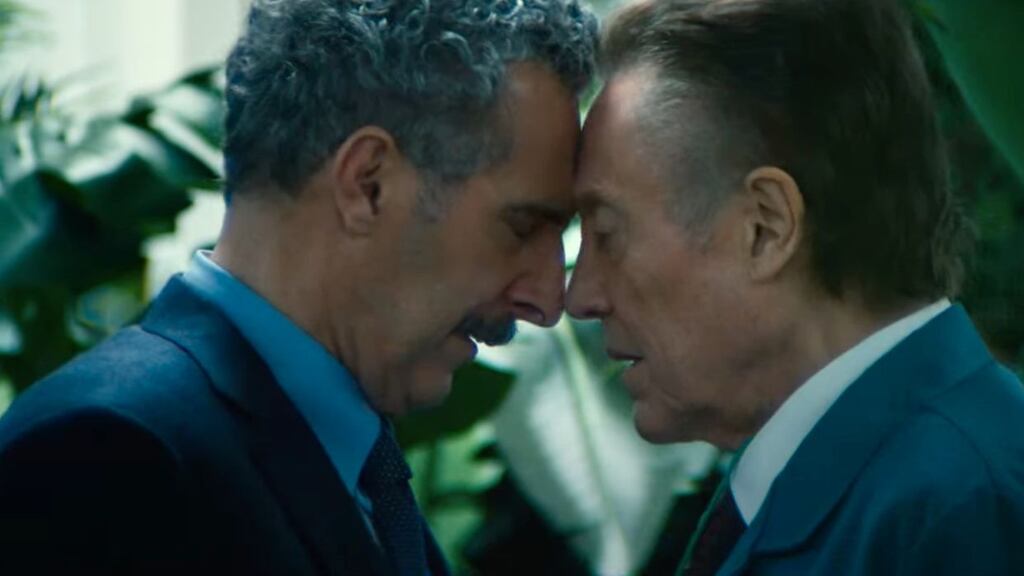 John Turturro and Christopher Walken in Severance. The nine-part drama, which costars Patricia Arquette, streams from Friday on Apple+