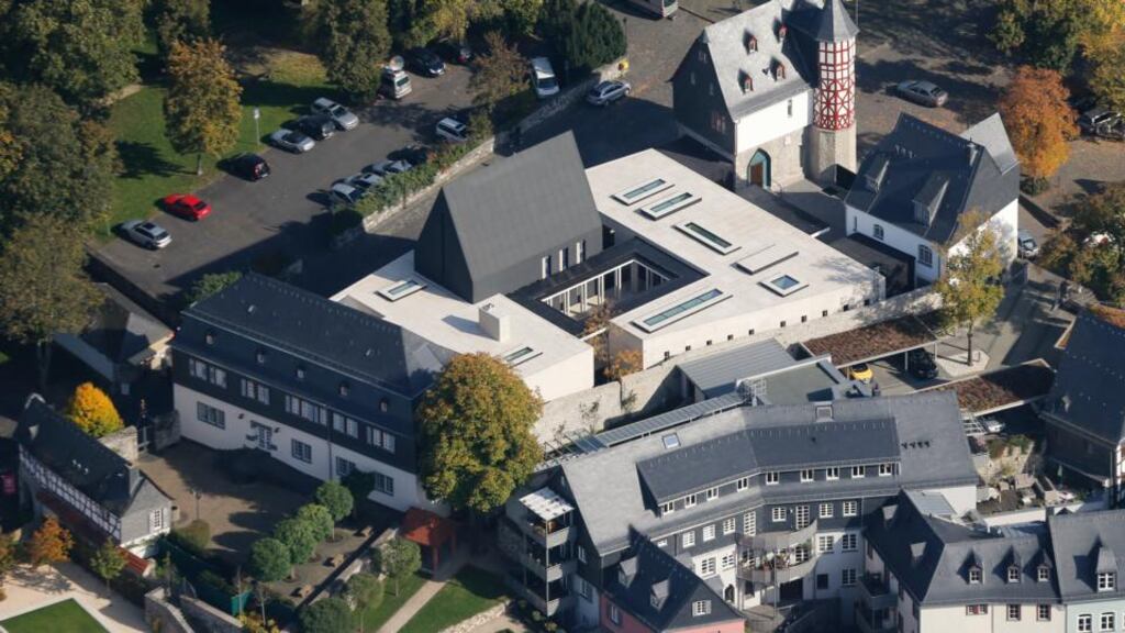 A file photo of the ensemble of the bishop’s residence in Limburg earlier this month. Photograph: Wolfgang Rattay/Reuters