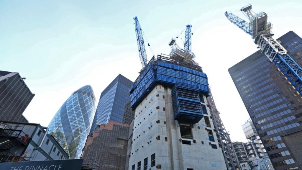 London’s financial district. Photographer: Chris Ratcliffe/Bloomberg