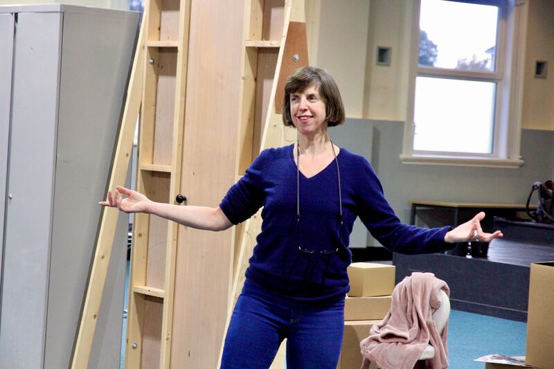 Orpha Phelan in rehearsals for Don Pasquale. Photograph: Lea Försterling