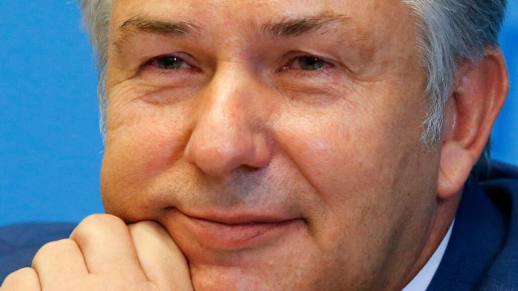 Berlin mayor Klaus Wowereit addresses a news conference in Berlin yesterday. Photograph: Reuters/Fabrizio Bensch