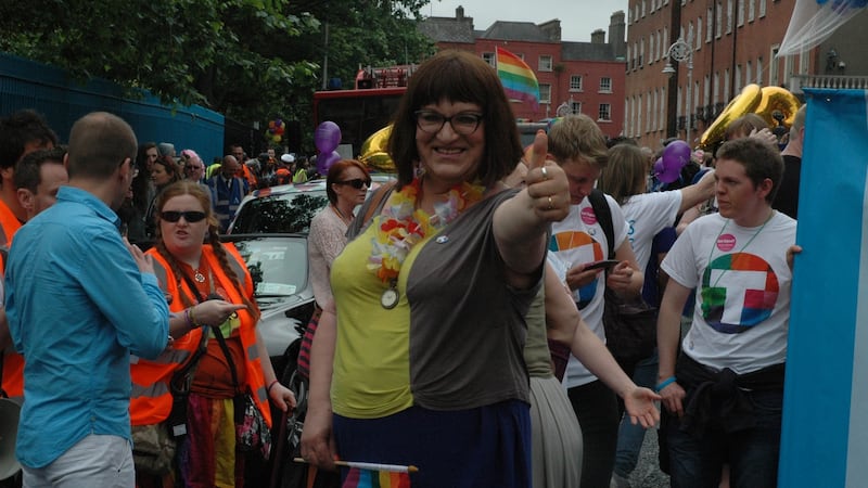 Anna Grodzka, the only transgender MP in the world, was the first non-Irish Grand Marshall of the LGBT parade in Dublin in 2013