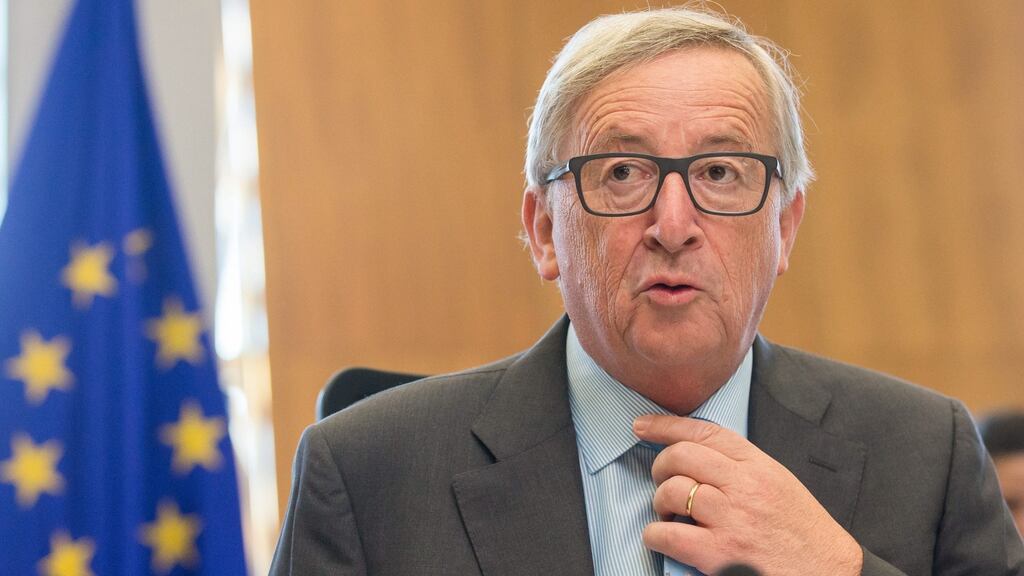 European Commission president Jean-Claude Juncker: His speech to the European Parliament in Strasbourg is expected to emphasise the EU’s ability to respond to citizens’ concerns over the issues of security and counterterrorism, building on his proposal for a European “security union” outlined in April.  Photograph: Stephanie Lecocq
