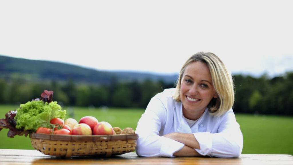Clodagh McKenna will be doing cookery demonstrations at the  inaugural National Organic Food Fair  in Dublin’s Marlay Park tomorrow. Photograph: Aidan Crawley