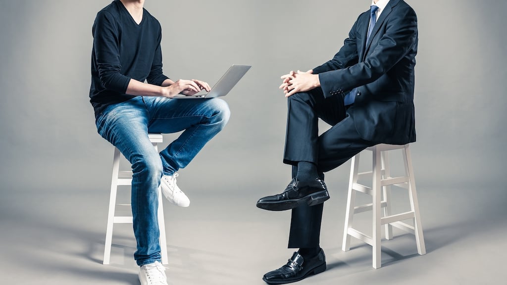 Having discovered the pleasures of the polo shirt at home, some attendees were wondering if they really had to gussy up in a suit and tie again. Photograph: iStock