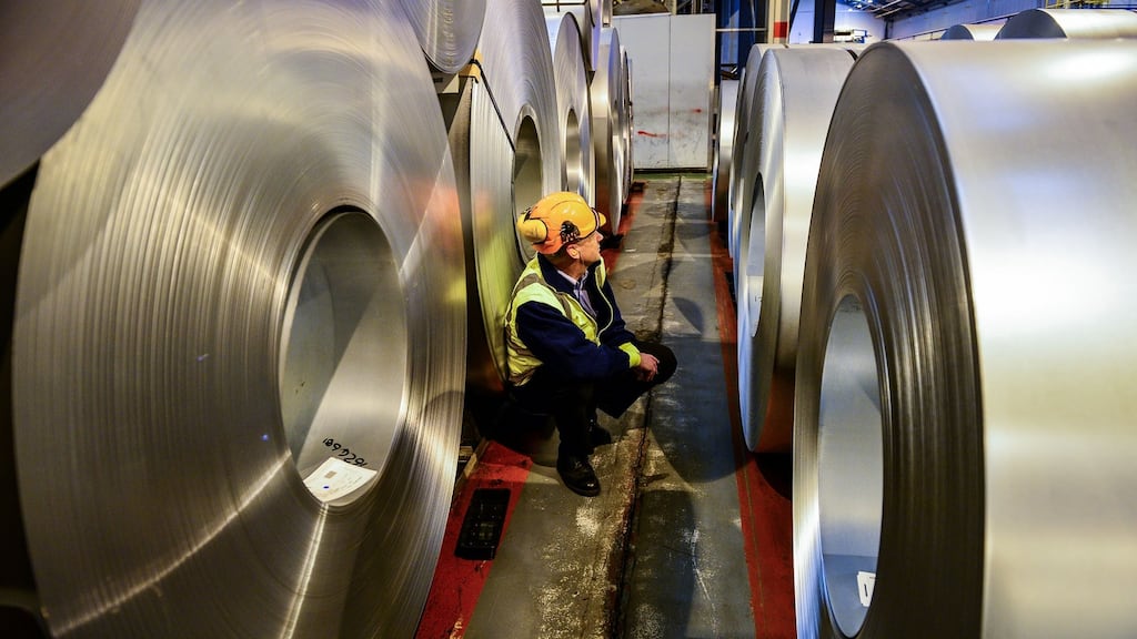 Mr Trump is edging to proect US industry and workers as part of his “America first” policy. Photograph: Ben Birchall/PA Wire