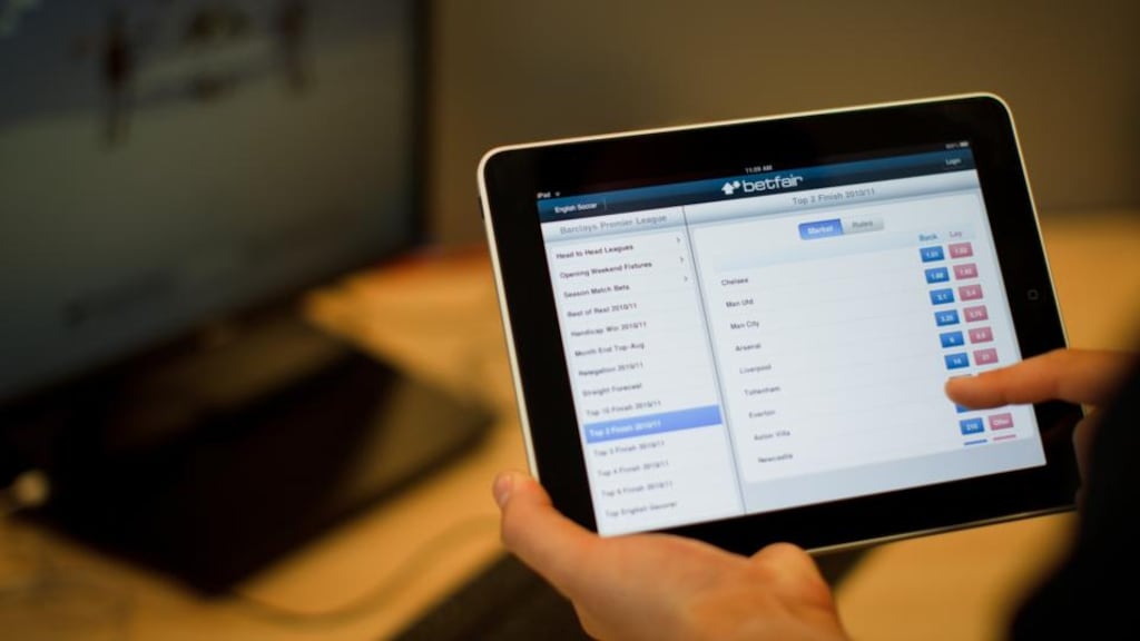 Irish customers on Betfair placed 500,000 bets on the World Cup in Brazil