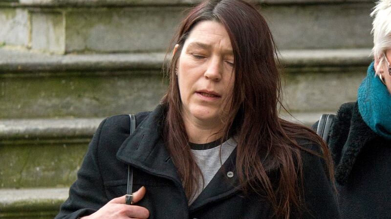 Joan Deasy mother of Michael Cornacchia, outside Cork Coroner’s Court. Photograph: Daragh Mc Sweeney/Cork Courts