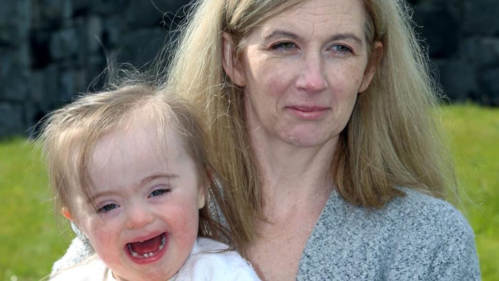 Aisling Higgins with her two-year-old daughter, Tilly, at their home in Caltra, Co Galway. Photograph: Joe O Shaughnessy
