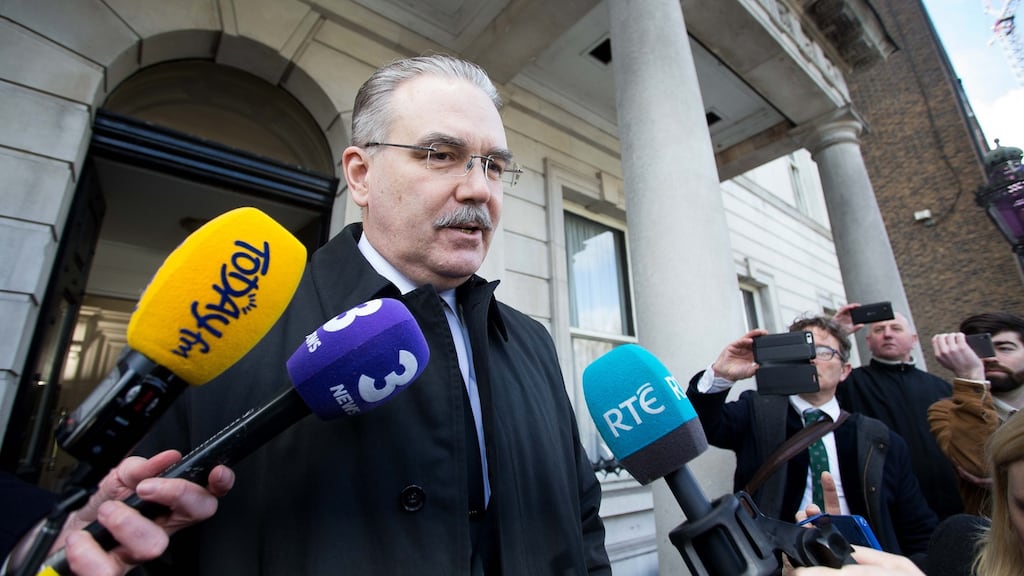 Russian ambassador: Yury Filatov was summoned to the Department of Foreign Affairs. Photograph: Tom Honan