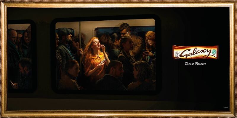 Art is a recurring theme in Ivona Poljak’s work at BDDO Dublin, as seen in this Choose Pleasure campaign for Galaxy