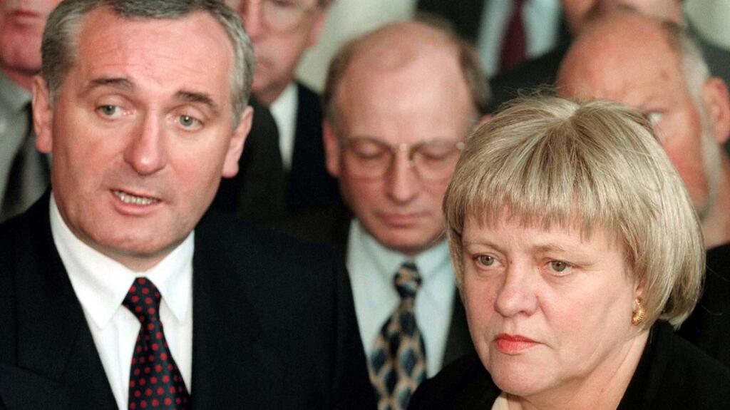 Bertie Ahern  with  Mo Mowlam.  Photograph: Brian Little/PA Wire