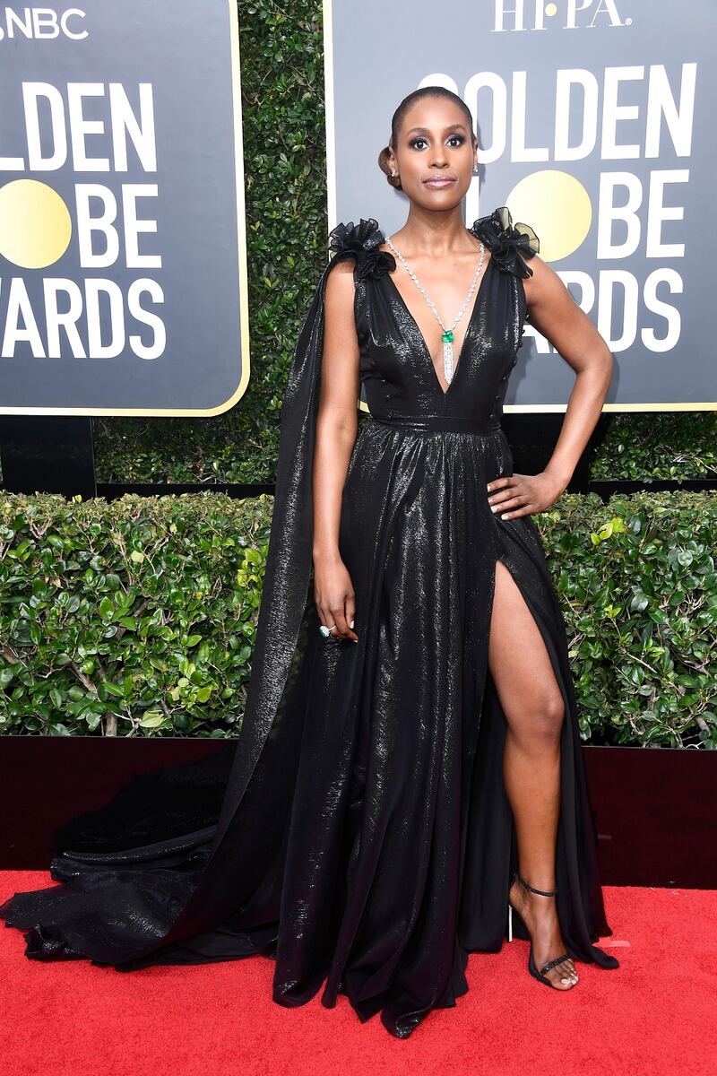 Issa Rae at the 75th Annual Golden Globe Awards. Photograph: Frederick M Brown/Getty Images