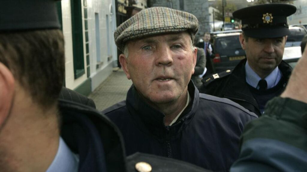 Thomas ‘Slab’ Murphy Murphy (60), Ballybinaby, Hackballscross, Co Louth, is being prosecuted on nine charges of failing to furnish tax returns for the years from 1996/97 to 2004. Potograph: Dara Mac Dónaill /The Irish Times