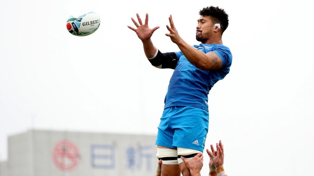 Ardie Savea starts for New Zealand against Ireland on Saturday. Photograph: Hannah Peters/Getty